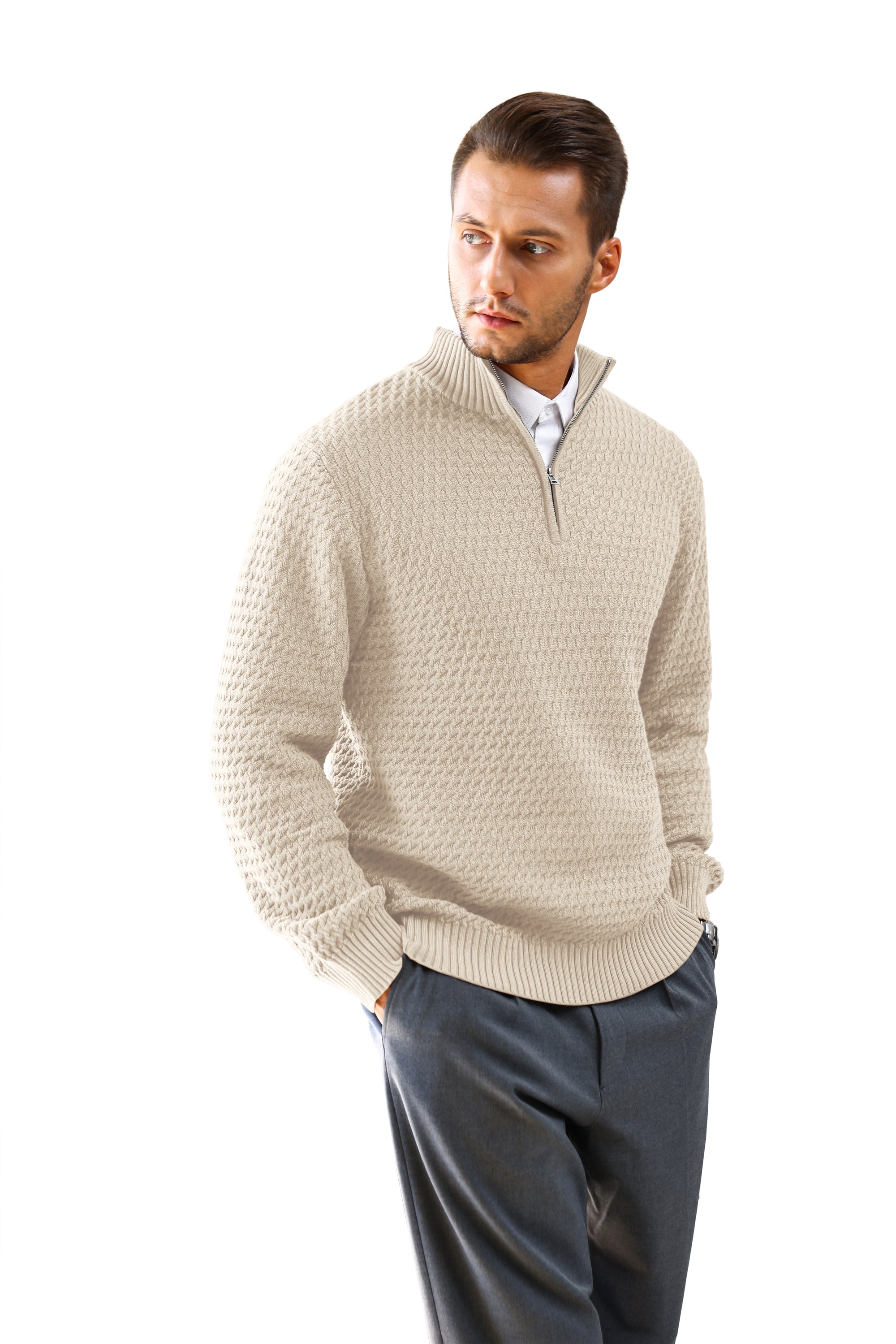Merino Quarter Zip